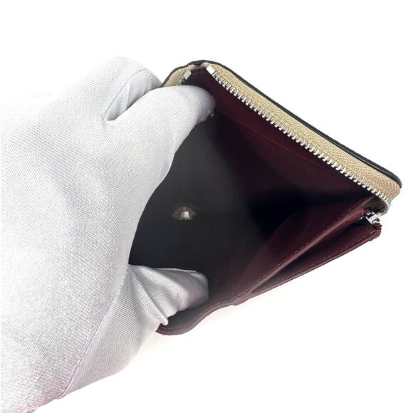 Coach Medium Id Zip Wallet in Steam Gray Leather C4124 - Picture 5 of 9